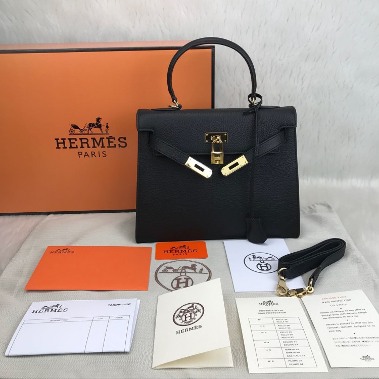 HERMES KELLY 28 CM SİYAH